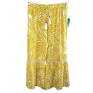 NWT TRUE DESTINATIONS Resort Wear Lightweight Wide Leg Pull-On Pant, XL